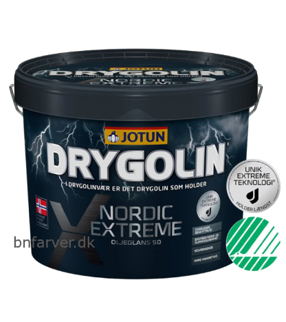 Jotun Drygolin Nordic Extreme Halvblank hvid 9 L thumbnail