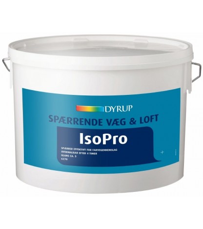 Dyrup IsoPro spærrende Loft og Væg maling lys råhvid thumbnail